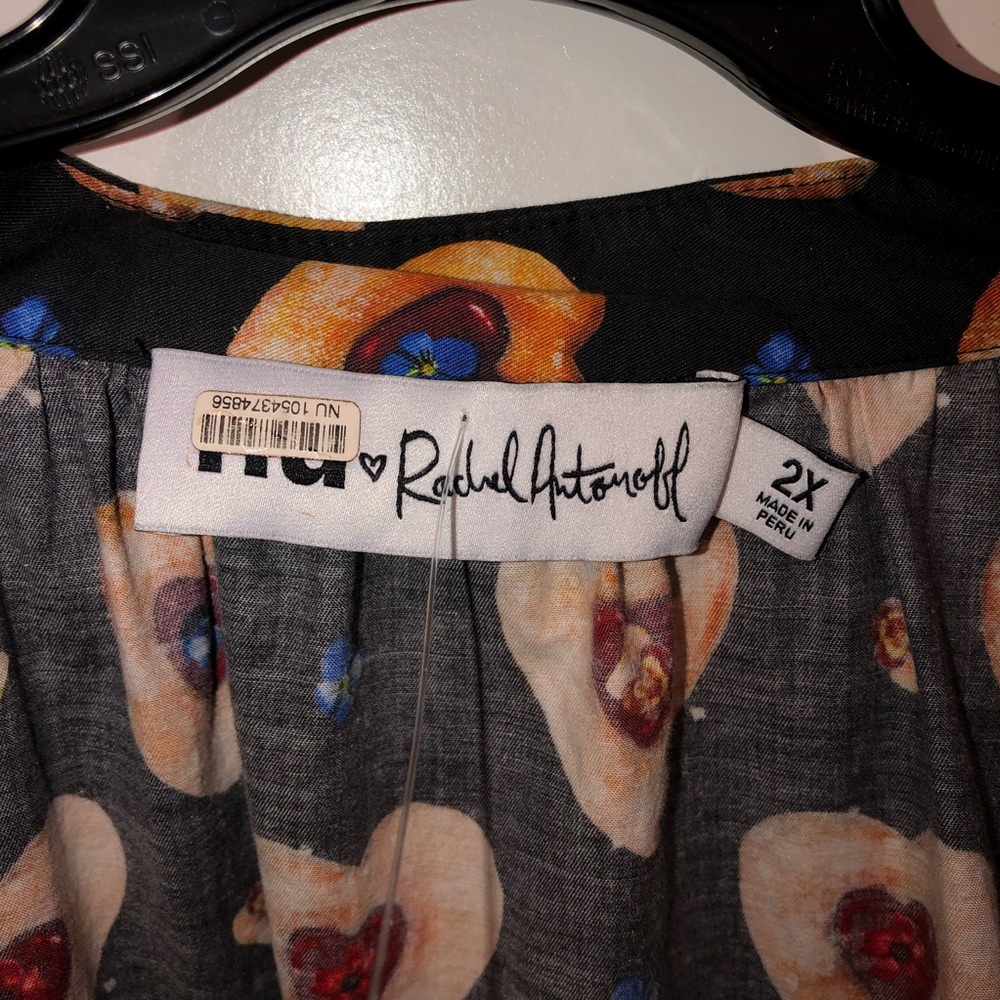 Anthropologie x Rachel Antonoff Laura Linzer Tart Cookie Mini Dress sz 2X - Picture 7 of 8